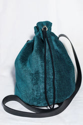 SHADE - Sac à bandoulière en velours vert